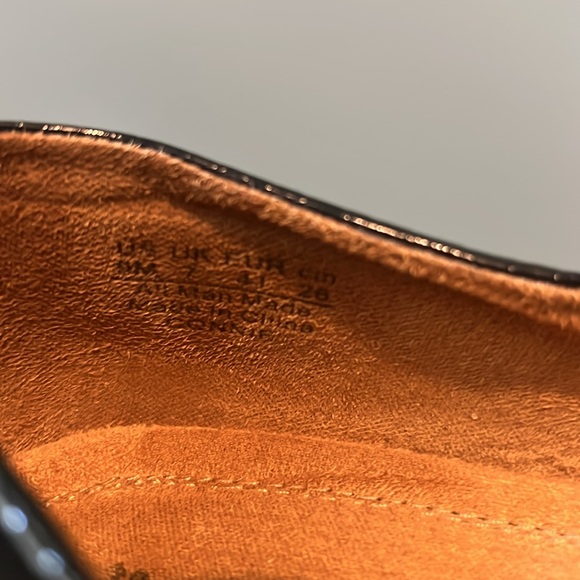 Size 9 Black Flats; like new - Picture 2 of 3